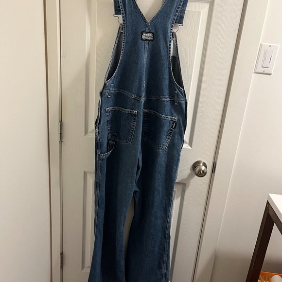 IKEDA Vintage 90s Denim Overalls, Large - Picture 3 of 8